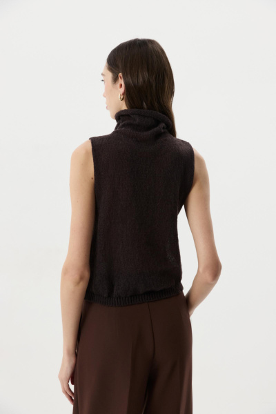 Топ ажурный  (Шоколадный) (M) 