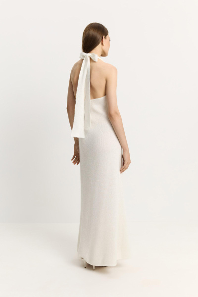 Платье с открытой спиной (ванильный) (one size) 