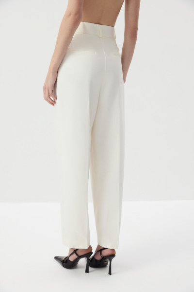 Брюки О-силуэта (Молочный) (M) 