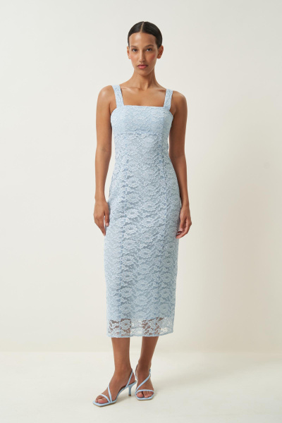 Платье из кружева (голубой) (S) 