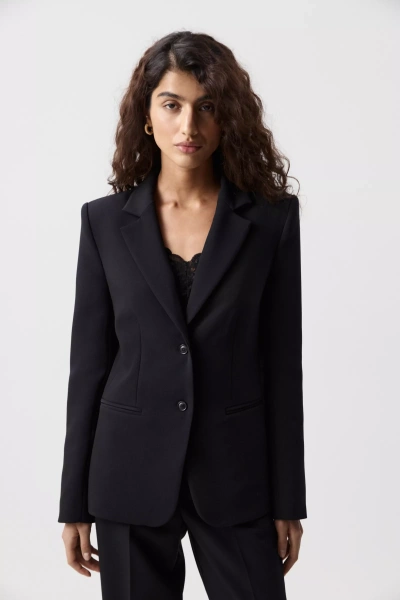 Жакет приталенный (Черный) (L) 