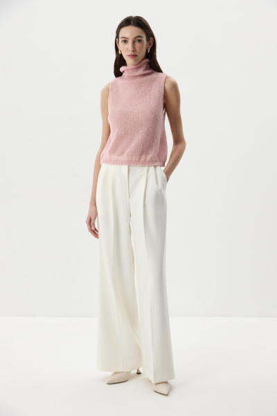 Топ ажурный  (Розовый) (M) 