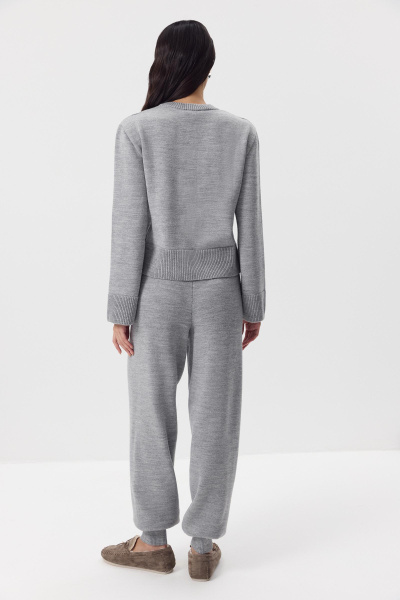 Кардиган из шерсти  (серый) (M/L) 