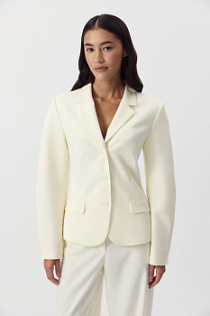 Жакет О-силуэта (ванильный)