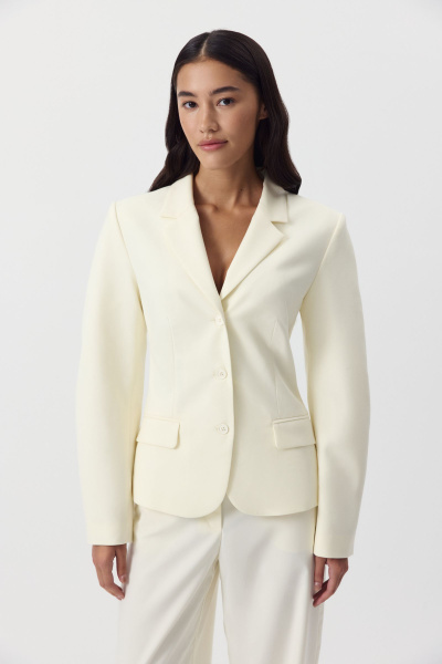 Жакет О-силуэта (ванильный) (M) 