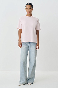 Футболка с PEACH EFFECT (розовый)