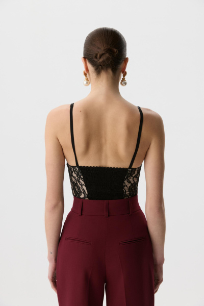 Боди из кружева (Черный) (M) 