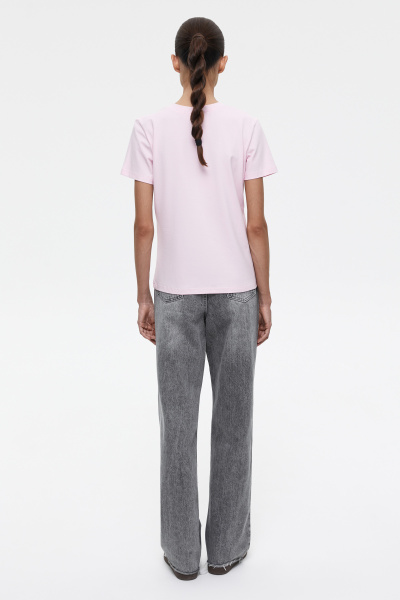 Футболка со стразами Bloom (XS, барби) 2169