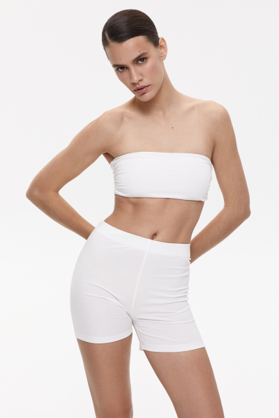 Топ-бандо трикотажный (XS, молочный) 2207