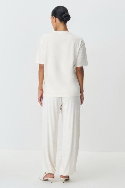 Футболка с PEACH EFFECT (молочный) (M/L) 