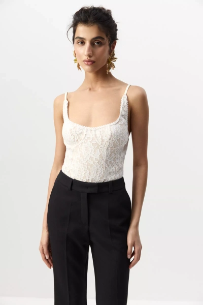 Боди из кружева (Молочный) (M) 