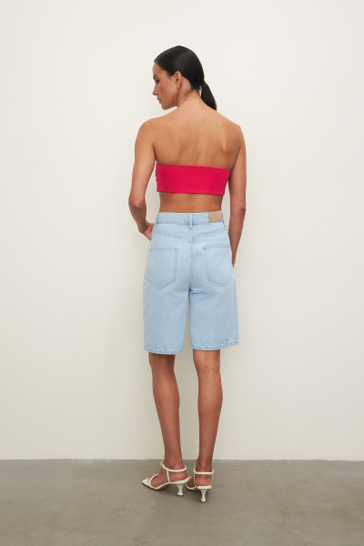 Топ-бандо трикотажный (L, фуксия) 1742