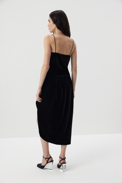 Юбка - баллон из бархата (Черный) (XS/S) 