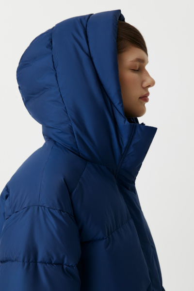 Куртка объёмная приталенная (синий) (XS) 