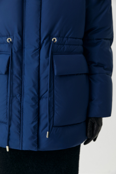 Куртка объёмная приталенная (синий) (XS) 