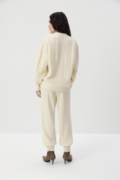 Кардиган с шерстью альпаки (Молочный) (M/L) 