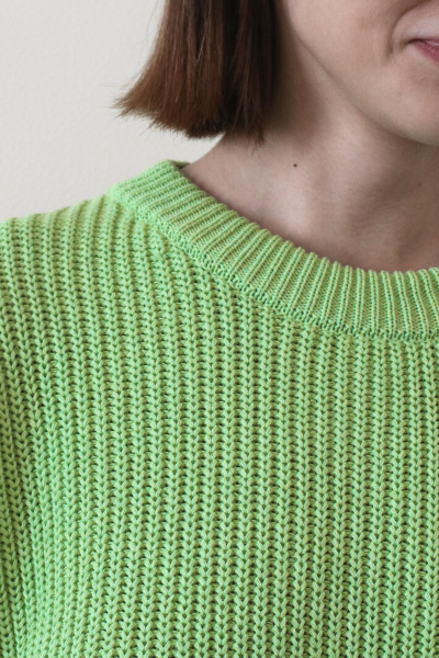 Свитер базовый (лайм) (one size) 