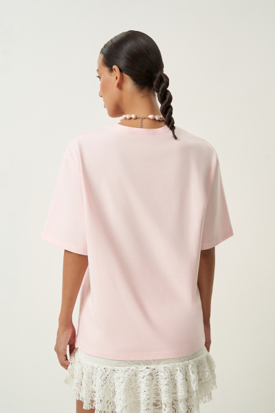Футболка с принтом Every Summer (розовый) (XS/S) 