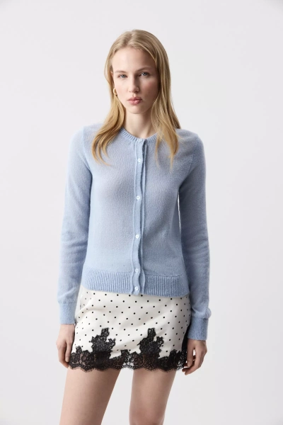 Кардиган с пуговицами (Голубой) (M) 