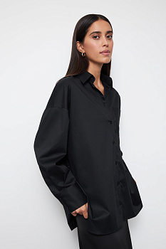 Рубашка оверсайз из хлопка