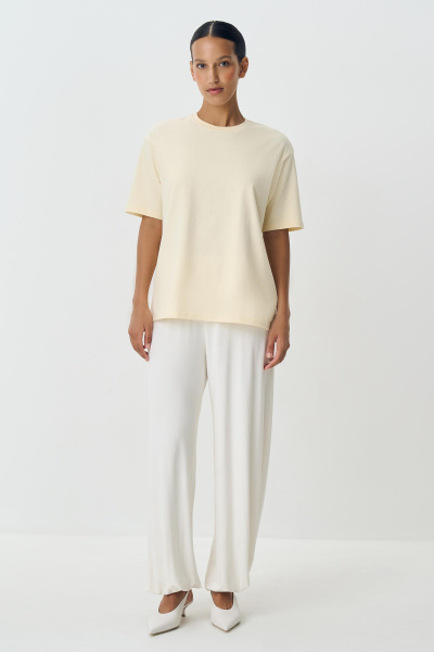 Футболка с PEACH EFFECT (сливочный) (M/L) 