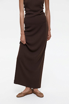 Юбка вязаная макси