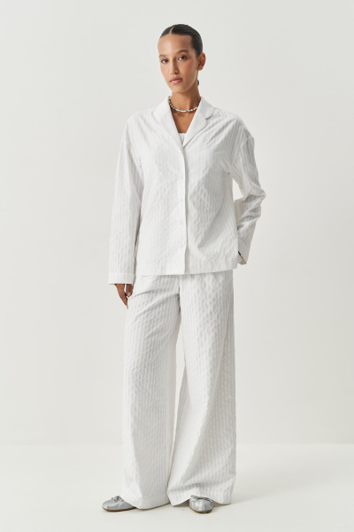 Рубашка в полоску (белый) (M/L) 