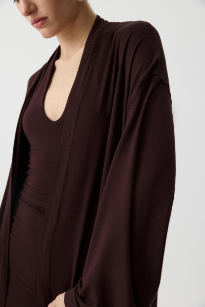 Кардиган удлиненный из вискозы (Шоколадный) (one size) 