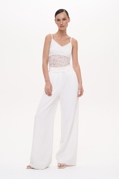 Топ из кружева (M, молочный) 2207