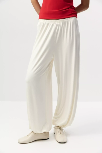 Джоггеры из вискозы (ванильный) (XS/S) 