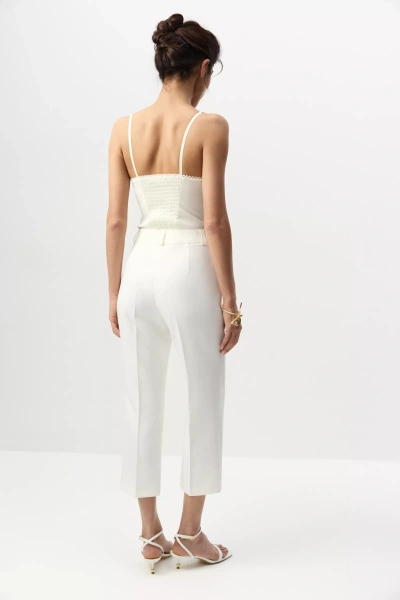 Брюки укороченные (молочный) (L) 