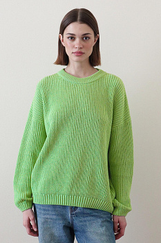 Свитер базовый (лайм)