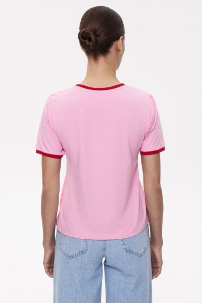 Футболка с сердечками Heartbreaker (L, барби) 2169