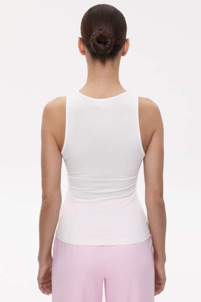 Топ из вискозы (M, молочный) 2207