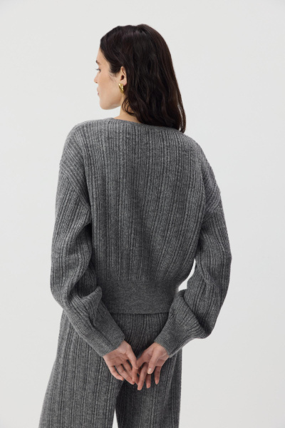 Джемпер с шерстью альпаки (Серый) (M/L) 