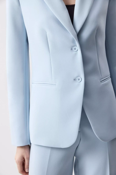 Жакет приталенный (Голубой) (M) 