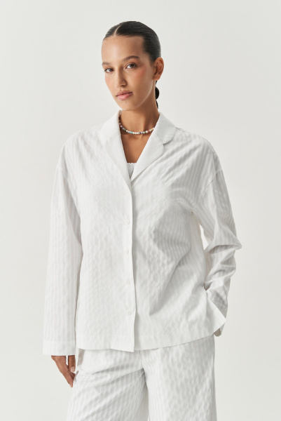 Рубашка в полоску (белый) (M/L) 