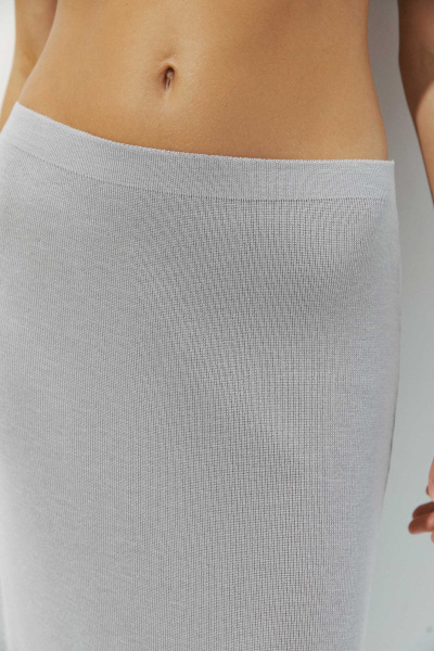 Юбка вязаная макси (M/L, серый) 2775