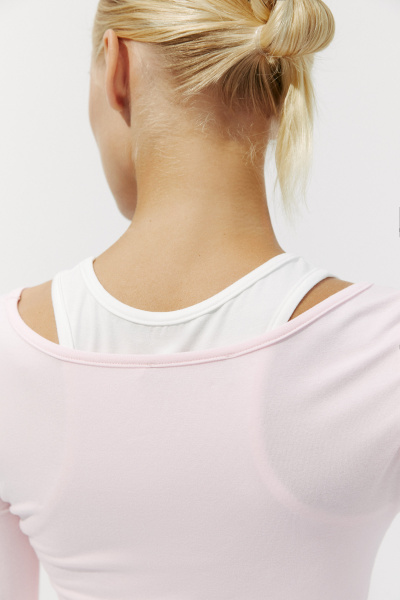 Лонгслив двухслойный (барби) (XS) 