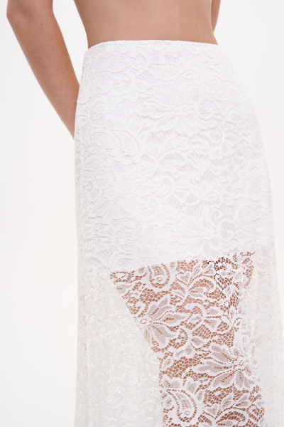 Юбка из кружева (M, молочный) 2207