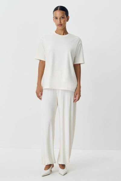 Футболка с PEACH EFFECT (молочный) (M/L) 