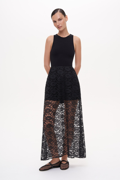 Юбка из кружева (M, черный) 2159