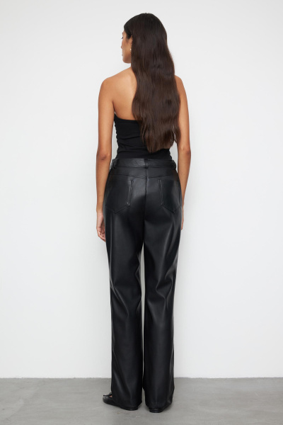 Брюки из экокожи (черный) (L) 