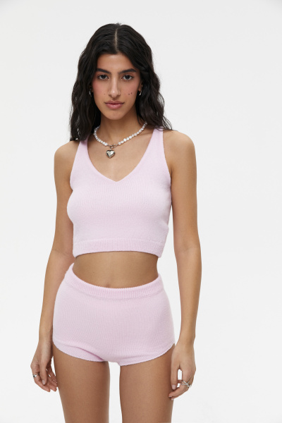 Топ вязаный (M/L, барби) 2169