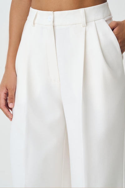 Брюки палаццо (молочный) (M) 