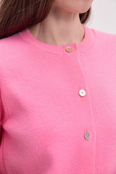 Кардиган с рукавами-фонариками (розовый) (M/L) 