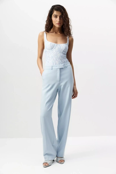 Боди из кружева (Голубой) (S) 