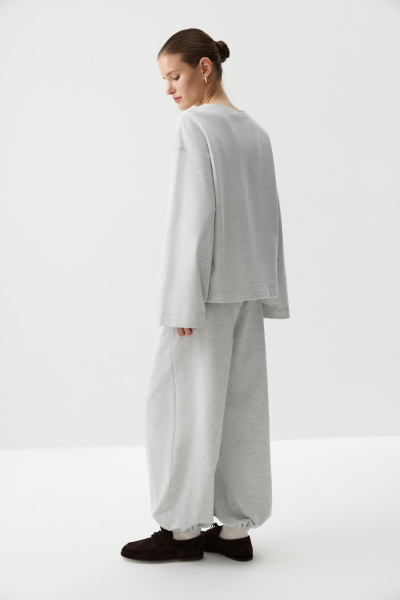 Джоггеры с карманами (Серый меланж) (XS/S) 