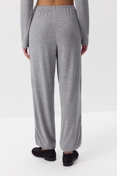 Джоггеры из мягкого трикотажа (Серый) (S) 