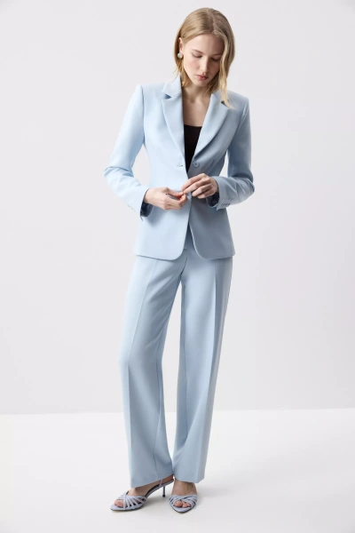 Жакет приталенный (Голубой) (M) 